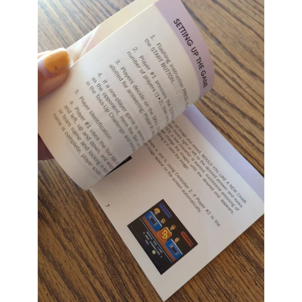 Original Vintage NES Nintendo Double Dare Instruction‎ Booklet ONLY!